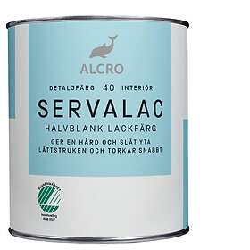 Alcro Servalac Halvblank, 0,75l, Tonad Vit S0502-Y