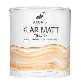 Alcro Klar Trälack Matt, 0,5l