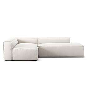 Decotique Grand Loungesoffa 3-Sits Öppet Avslut Höger, Steam White Polyester