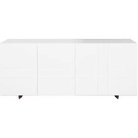 Asplund Kilt 137 Sidobord Med Dörrar, Vit Lackad MDF