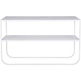 Asplund Tati Console 120 Sidebord, Vit / Carraramarmor Metall