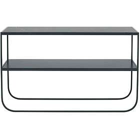 Asplund Tati Console 120 Sidebord, Char Grey / Nero Marquina Metall