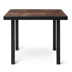 Ferm Living Flod Köksbord 81,1 x 91 cm, Mocha / Svart Mocka Stål