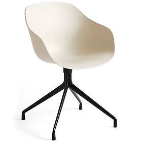 Hay AAC 220 Chair Med Snurrunderrede, Svart / Cream