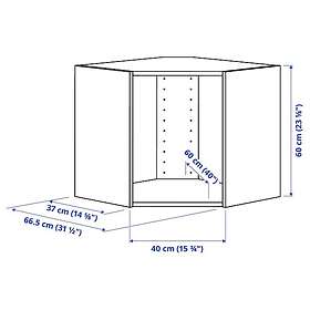 IKEA METOD Vägghörnskåpsstomme 68x68x60 cm