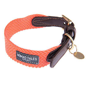 Nomad Tales Bloom halsband, coral Stl. XL: 52 58 cm halsomfång, B 38 mm