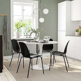 IKEA DOCKSTA / LIDÅS Bord och 4 stolar 103 cm