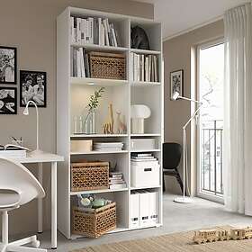 IKEA VIHALS Hylla med 10 hyllplan 95x37x200 cm