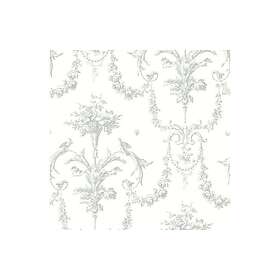 Casadeco Les Belles Toiles de Jouy Corne D'Abondance Vert Sauge, 0,53x10,05 LBTJ87927323