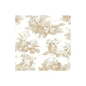 Tapis D'Été Toile De Jouy Cream - Housse Universelle Respirante Pour Poussette Bébé