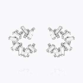 Caroline Svedbom Gina Örhängen/ Crystal (Rhodium)