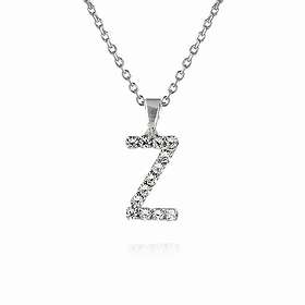 Caroline Svedbom Mini Letter Z Halsband (Rhodium)