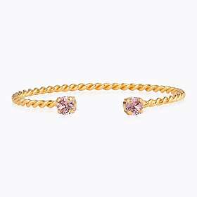 Caroline Svedbom Mini Twisted Armband/ Light Amethyst (Guld)