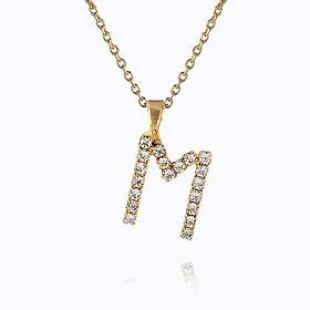 Caroline Svedbom Mini Letter M Halsband (Guld)