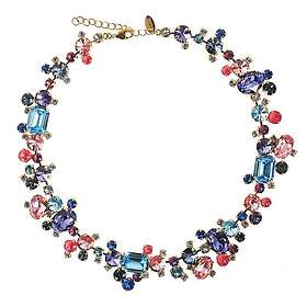 Caroline Svedbom Noora Necklace / Blue and Pink Combo (Guld)