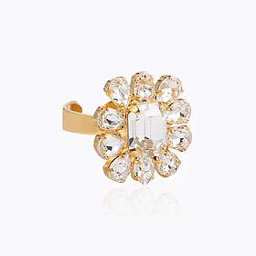 Caroline Svedbom Peony Ring / Crystal (Guld)