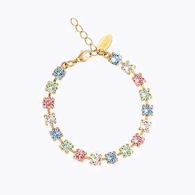 Caroline Svedbom Nicola Armband/ Floral Combo (Guld)