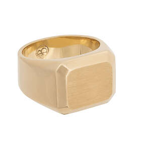 by BILLGREN Klackring, guld 5607 Med-gravyr-349kr 19 mm