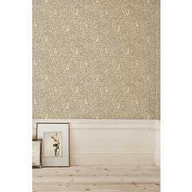 Mrs Mighetto Misty Leaf Fauna Grey tapet MM-0506