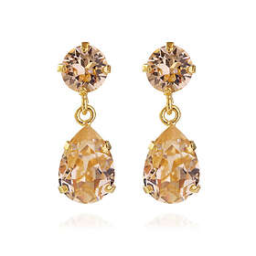 Caroline Svedbom Örhängen Mini Drop Light Peach (Guld)