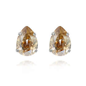 Caroline Svedbom Örhängen Mini Drop Stud Golden Shadow (Rhodium)