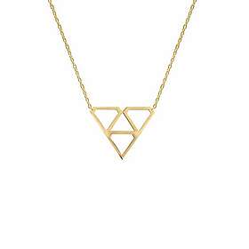 Emma Israelsson Super Diamond Necklace S Gold Neck071 ( Kampanj )