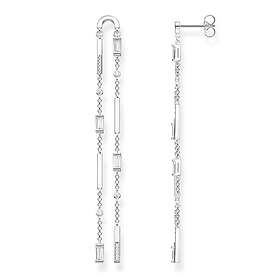 Thomas Sabo Örhängen Kantiga Stenar med Baguetteslipning Långa H2090-051-14