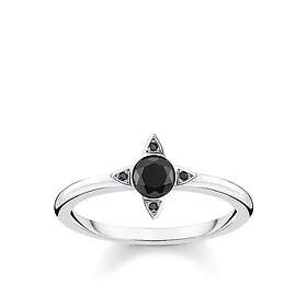 Thomas Sabo Ring Svarta Stenar Silver TR2268-643-11