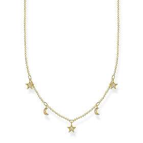Thomas Sabo Halsband Månar och Stjärnor Guld KE2074-414-14