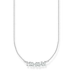 Thomas Sabo Halsband vita stenar silver - KE2095-051-14