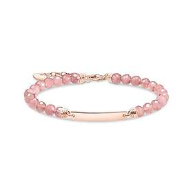 Thomas Sabo Armband rosa pärlor roséguld A2042-415-9