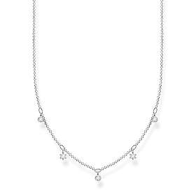 Thomas Sabo Halsband Vit Stenar Guld - KE2071-414-14