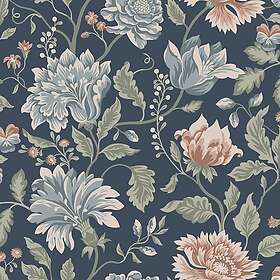 Sandberg Wallpaper Le Village Annabelle Classic blue S10263