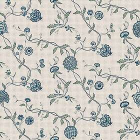 Sandberg Wallpaper Le Village Adelaide blue S10264
