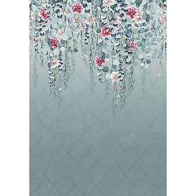 Osborne & Little Eucalyptus Aqua/Pink W7613-02