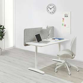 IKEA BEKANT Skrivbord med avskärmning 140x60 48 cm