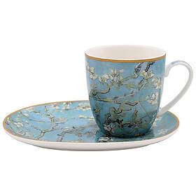 Van Gogh Almond Blossom Fikaset med mugg & assiett