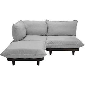 Fatboy Paletti Modulsoffa 2-Sits Med Schäslong, Rock Grey Stål