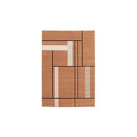 Florence Square Wiltonmatta Rektangulär 160x230 cm Terracotta 24345