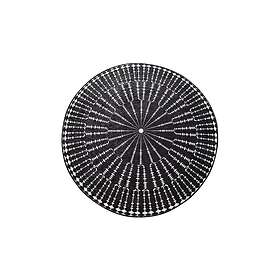 Chilai Teppe 140 cm Rund Sort/Vit 882CHL3102