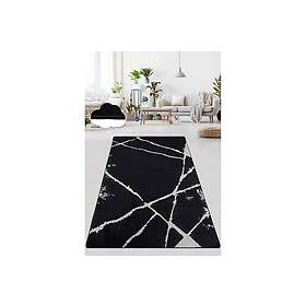 Chilai Teppe 100x300 cm Sort/Vit 882CHL3656