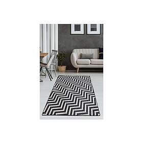 Chilai Teppe 100x200 cm Sort/Vit 882CHL3262