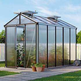 GFP Compact 5 Pro Basic Växthus, 199 x 324 cm, Standard aluminium