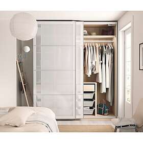 IKEA SVARTISDAL 4 paneler till ram för skjutdörr 75x236 cm