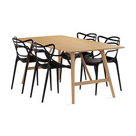 Jerup Matbord 180 cm 4 Daye Karmstol