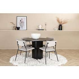 Bianca runt matbord med 4st Kenth matstol 15596-848_1+15567-885_4