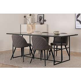 Leif matbord med 4st Velvet matstol 15591-888_1+19925-855_4
