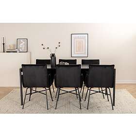 Pelle matbord med 6st Pippi matstol 15571-188_1+15575-888_6