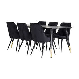 Daicy Matgrupp med 6 Valerie Lyx Sammetsstolar
