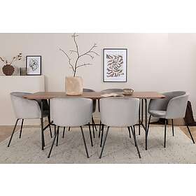 Uno matbord med 6st Berit matstol 15592-468_1+15562-885_6